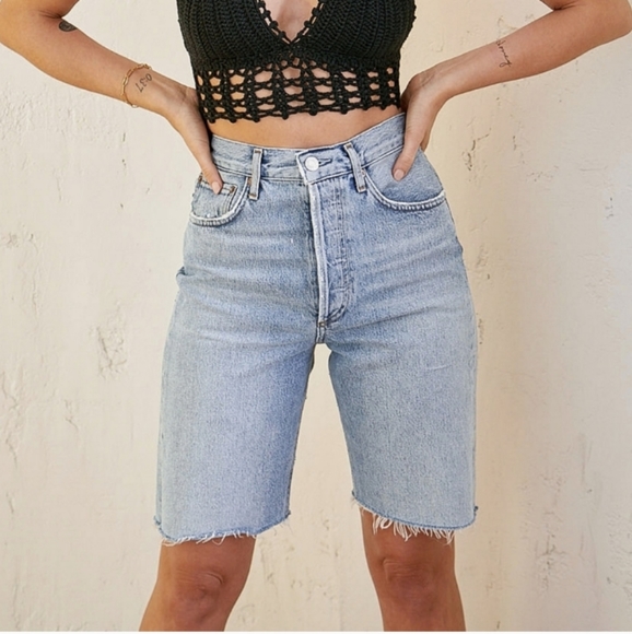 Agolde Denim - Agolde 90's Pinch Waist Shorts